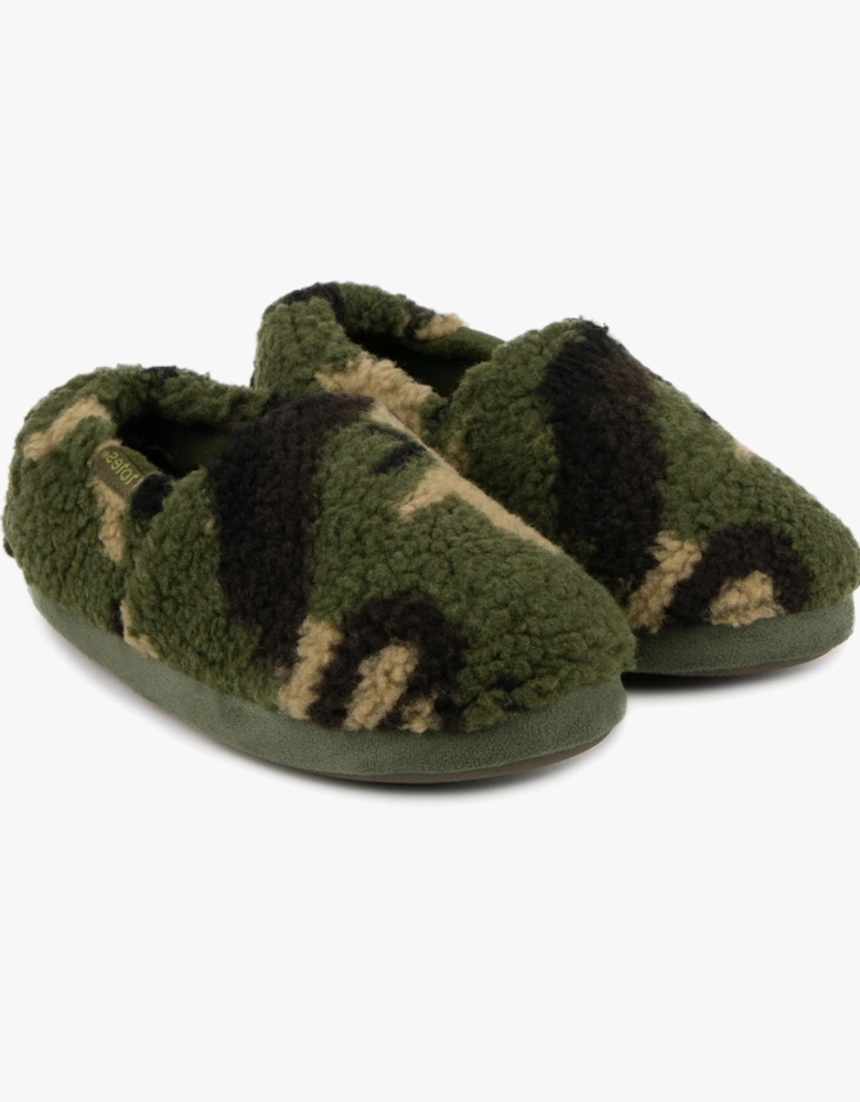 SHORT Full Back Slippers Unisex Kids Green