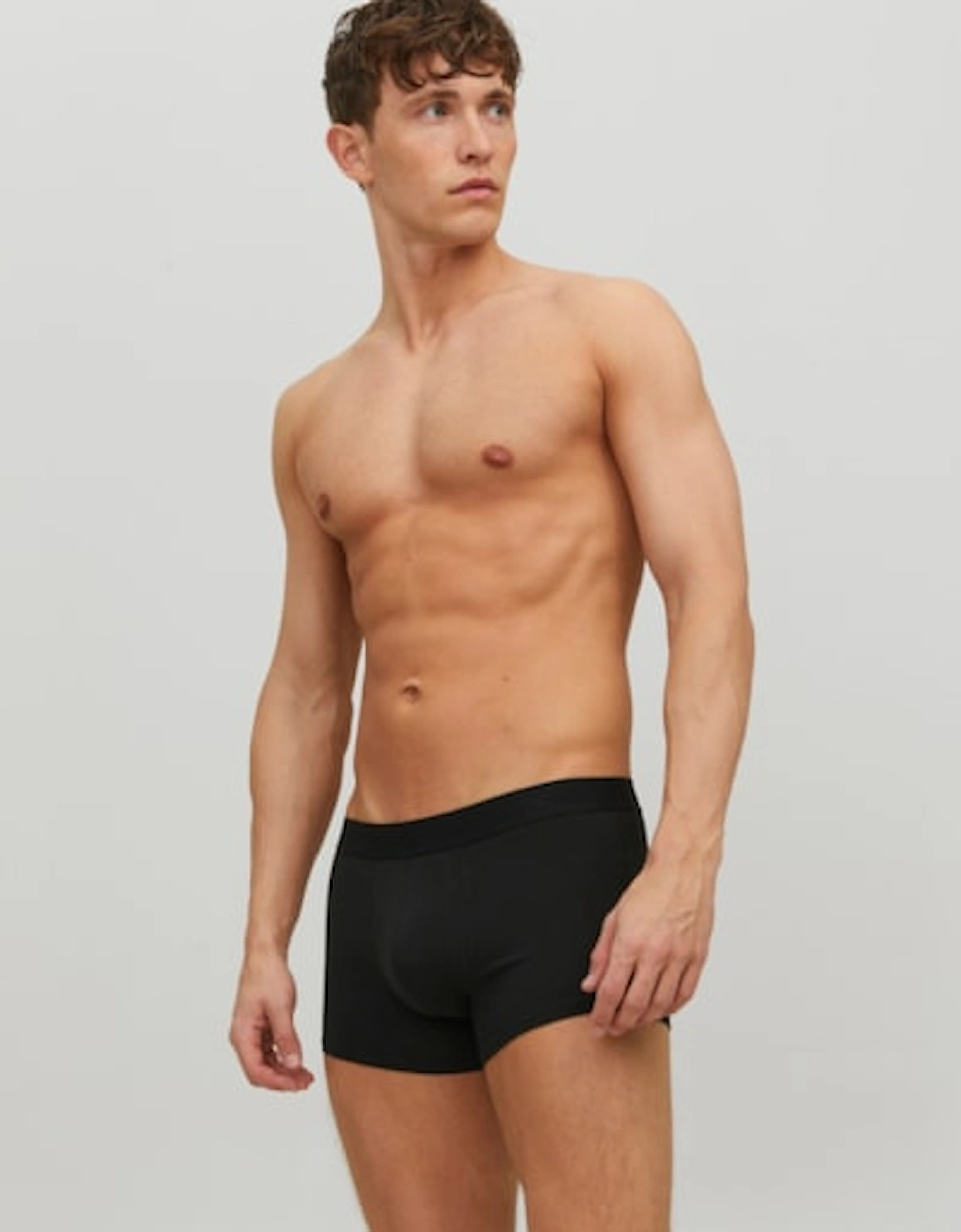 WAISTBAND 3 Pack Trunks Mens Black