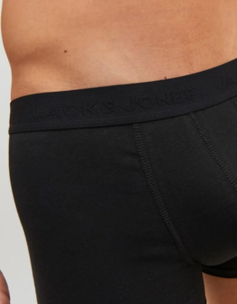 WAISTBAND 3 Pack Trunks Mens Black