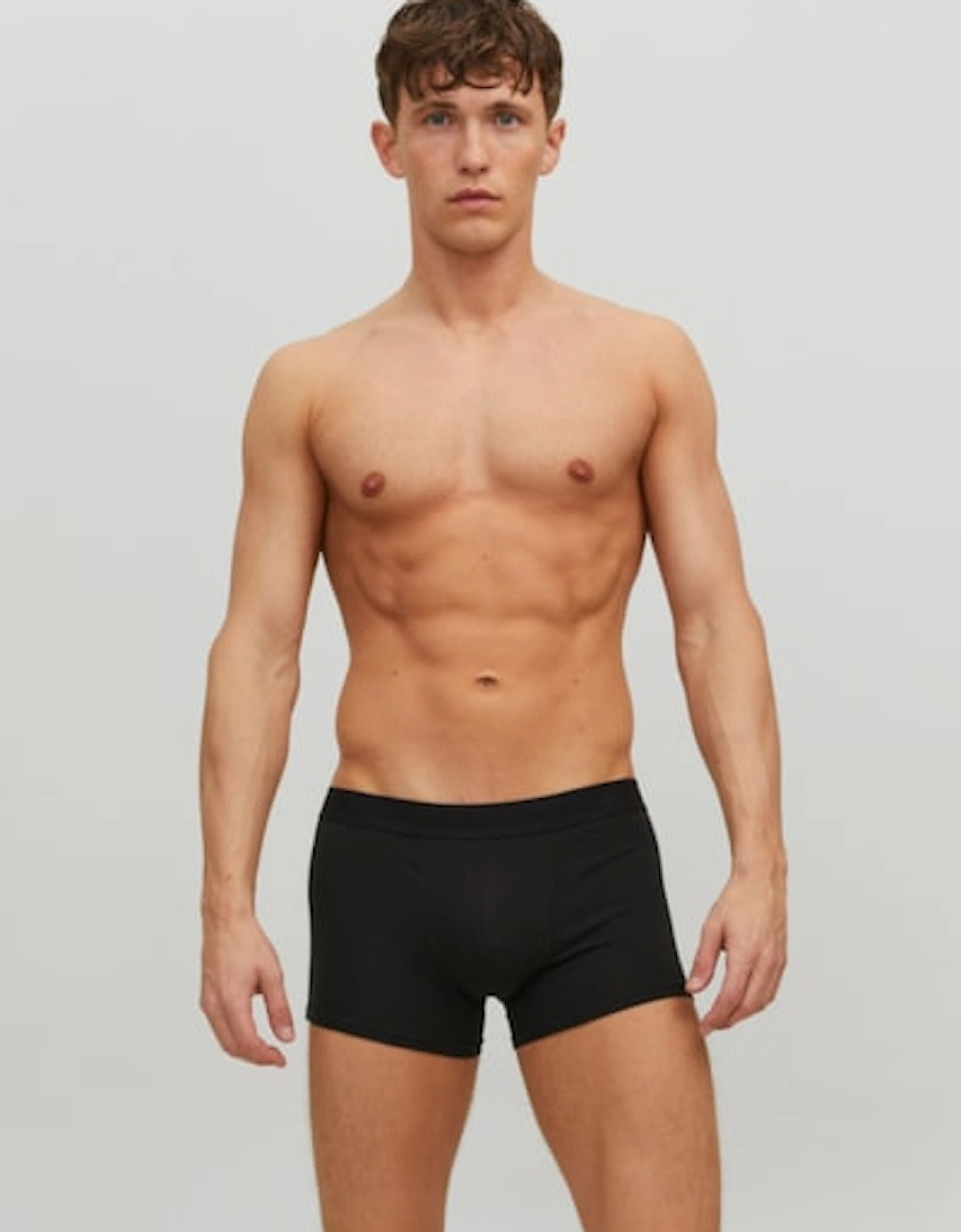 WAISTBAND 3 Pack Trunks Mens Black