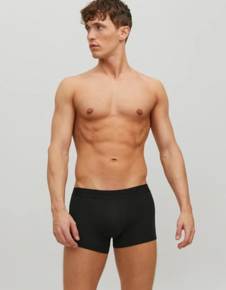 WAISTBAND 3 Pack Trunks Mens Black