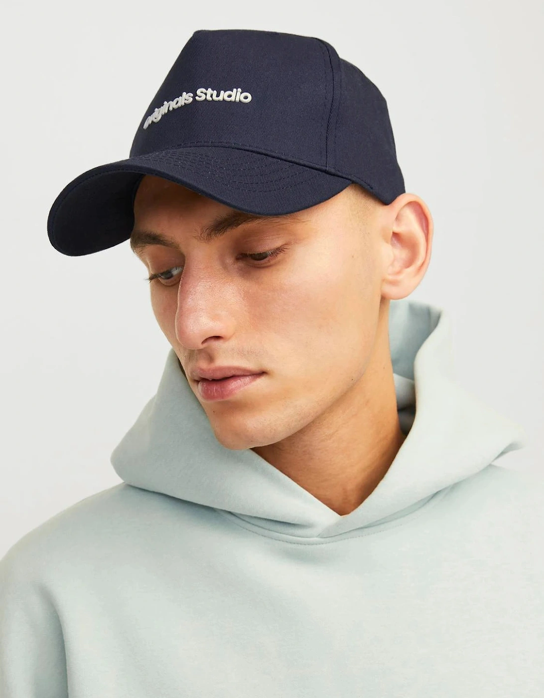 Men's Jack & Jones VESTERBRO Mens Cap Sky Captain - Blue - Size: ONE-SIZE