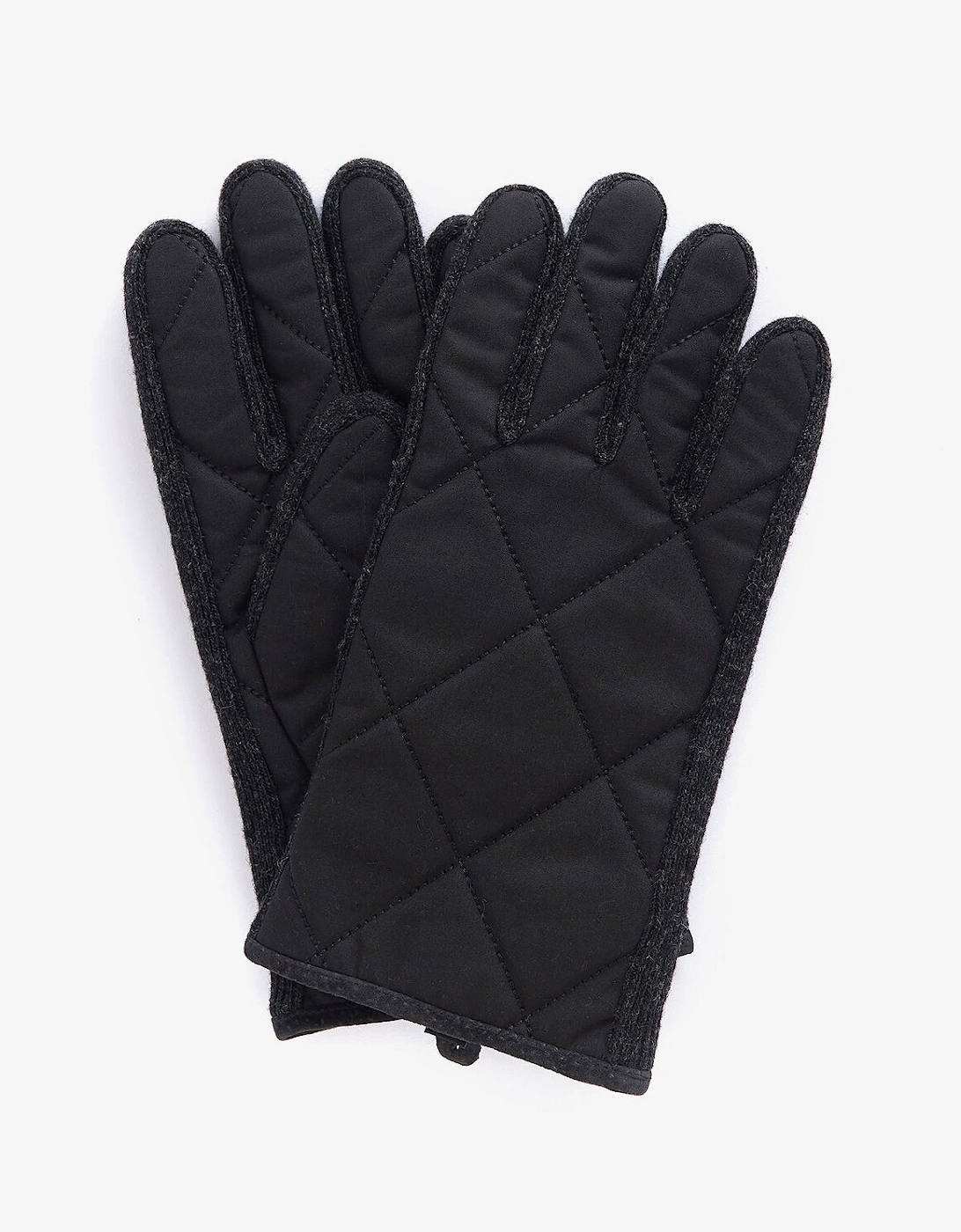Men's Barbour WINTERDALE GLOVES Mens Black - Size: SMALL