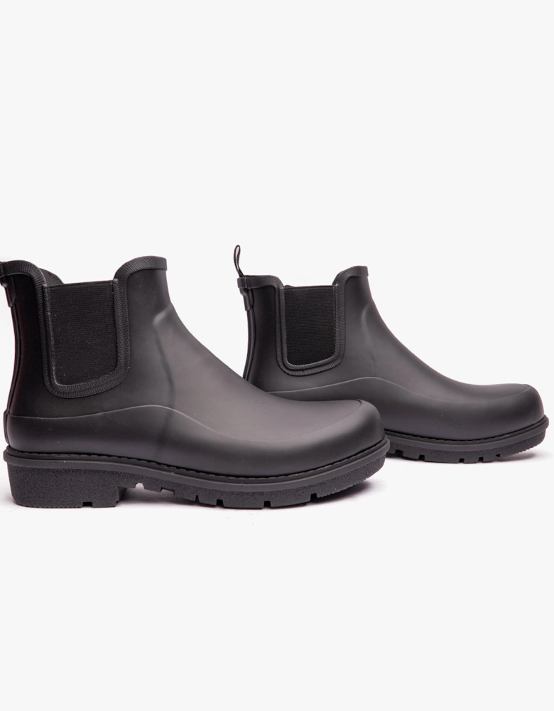 WONDERWELLY Womens Chelsea Boots All Black