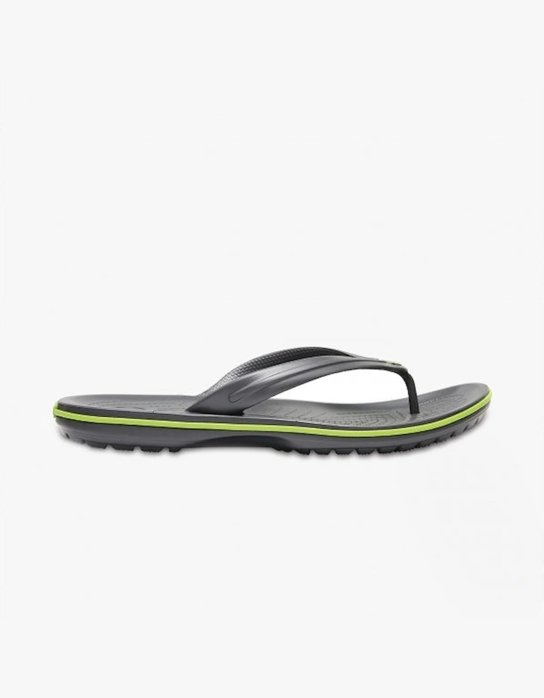 11033-0A1 CROCBAND FLIP Unisex Flip Flops Graphite/Volt Green