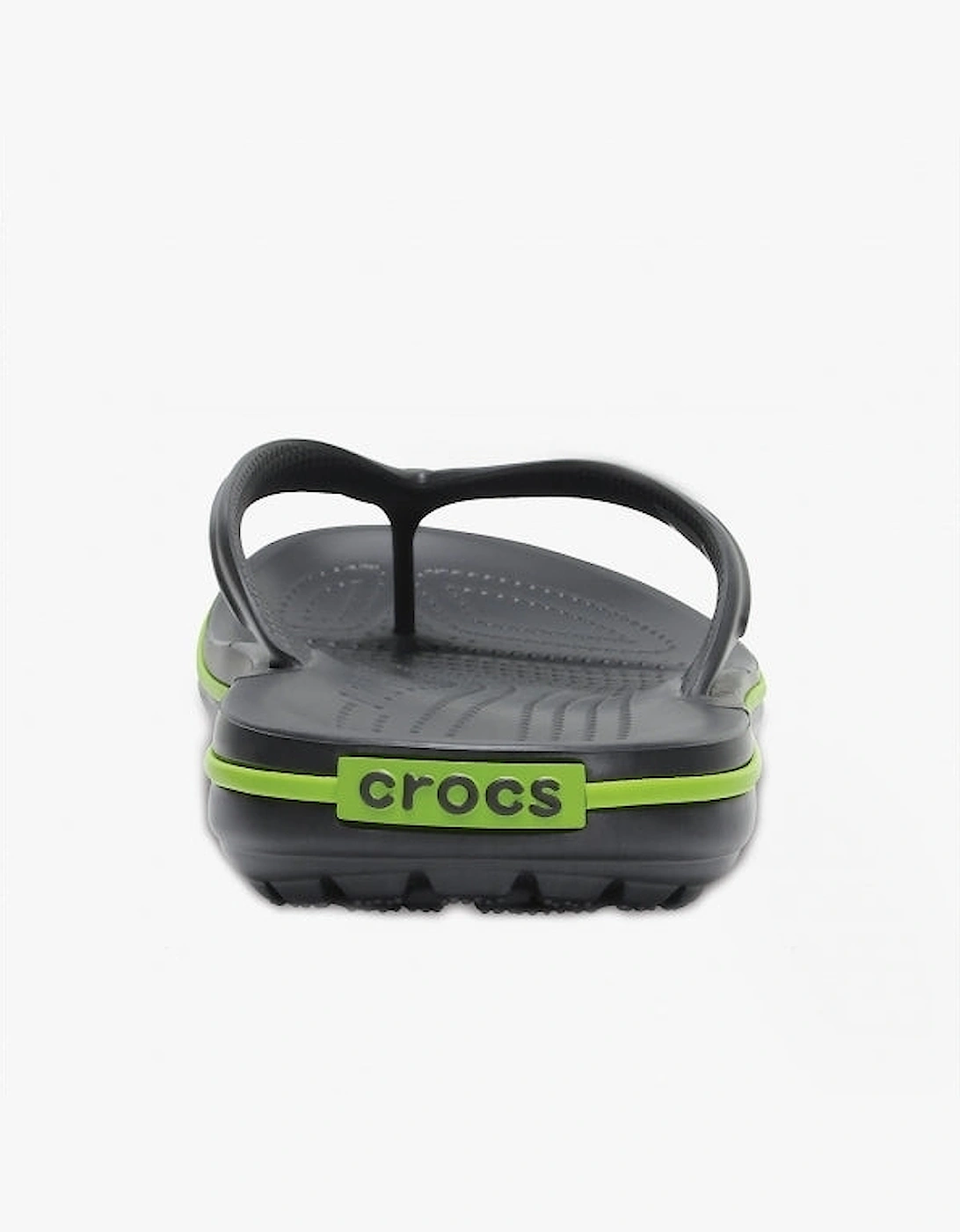 11033-0A1 CROCBAND FLIP Unisex Flip Flops Graphite/Volt Green