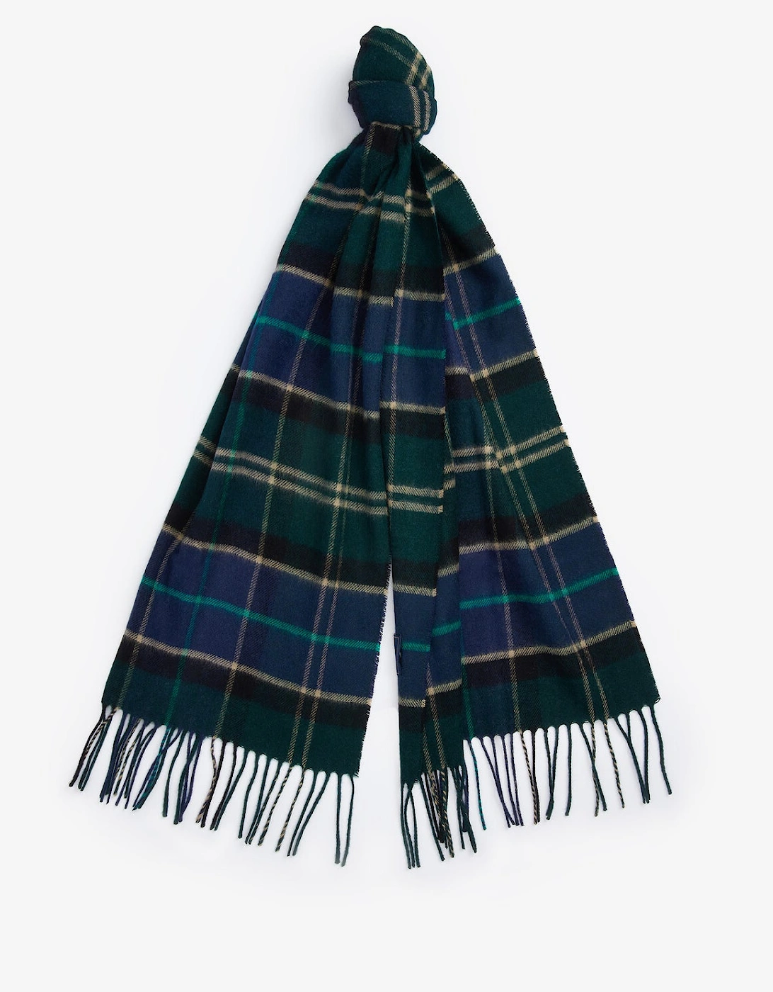 YAXLEY Unisex Adults Tartan Scarf Green Loch, 5 of 4