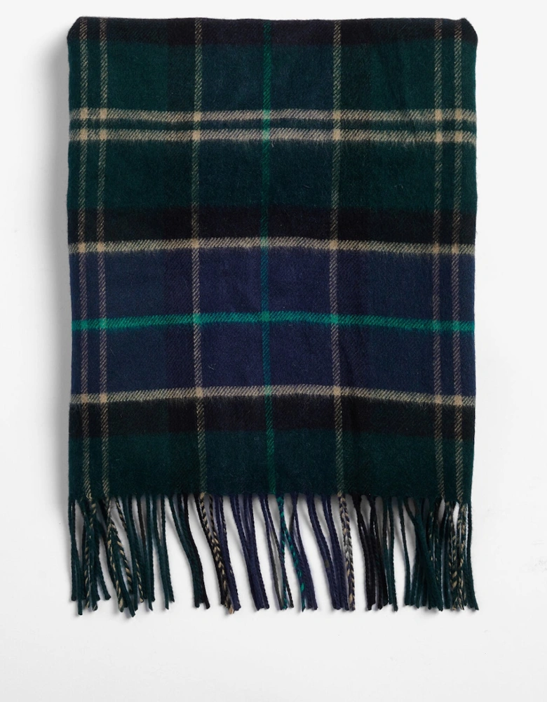 YAXLEY Unisex Adults Tartan Scarf Green Loch