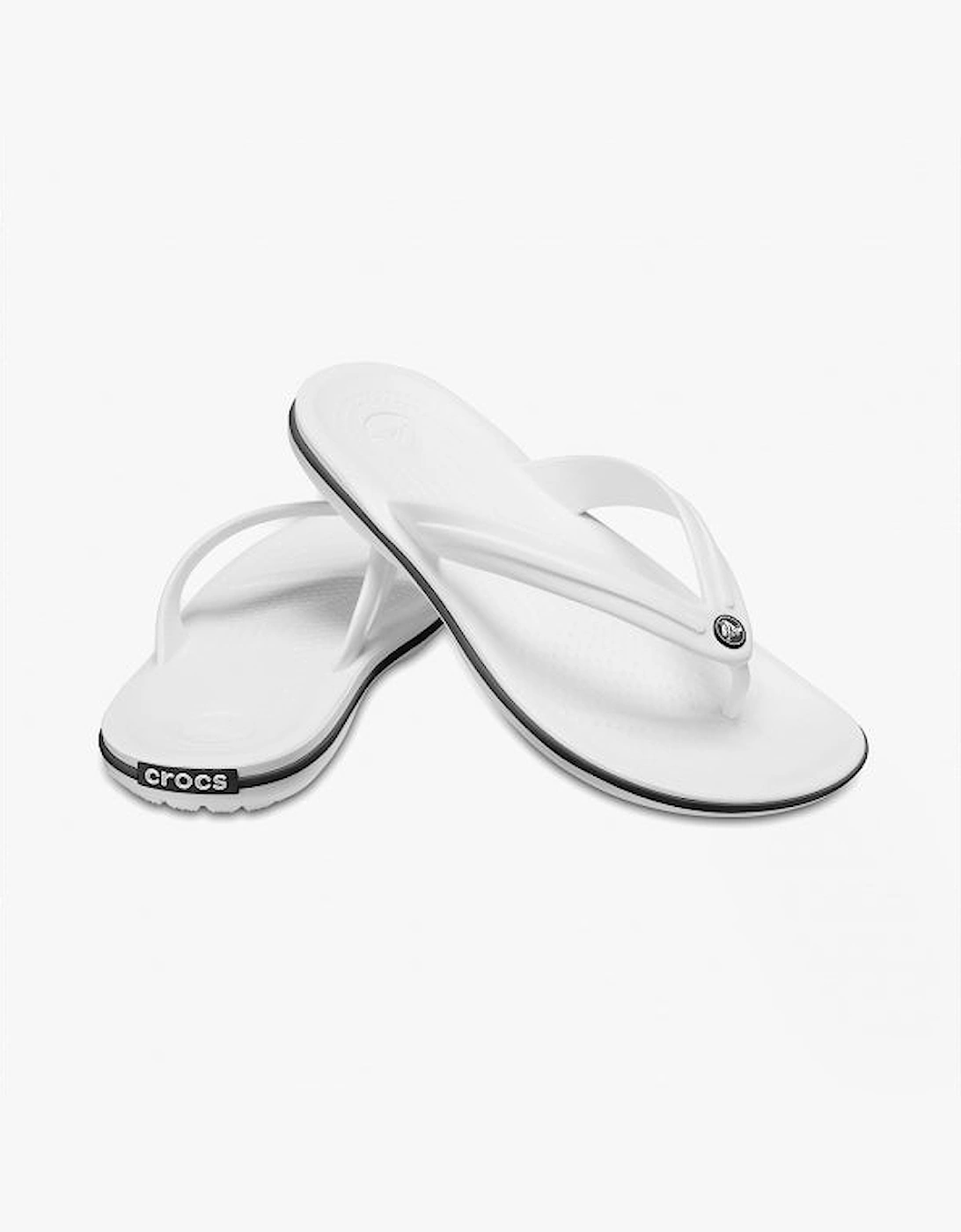 11033-100 CROCBAND FLIP Unisex Flip-Flops White