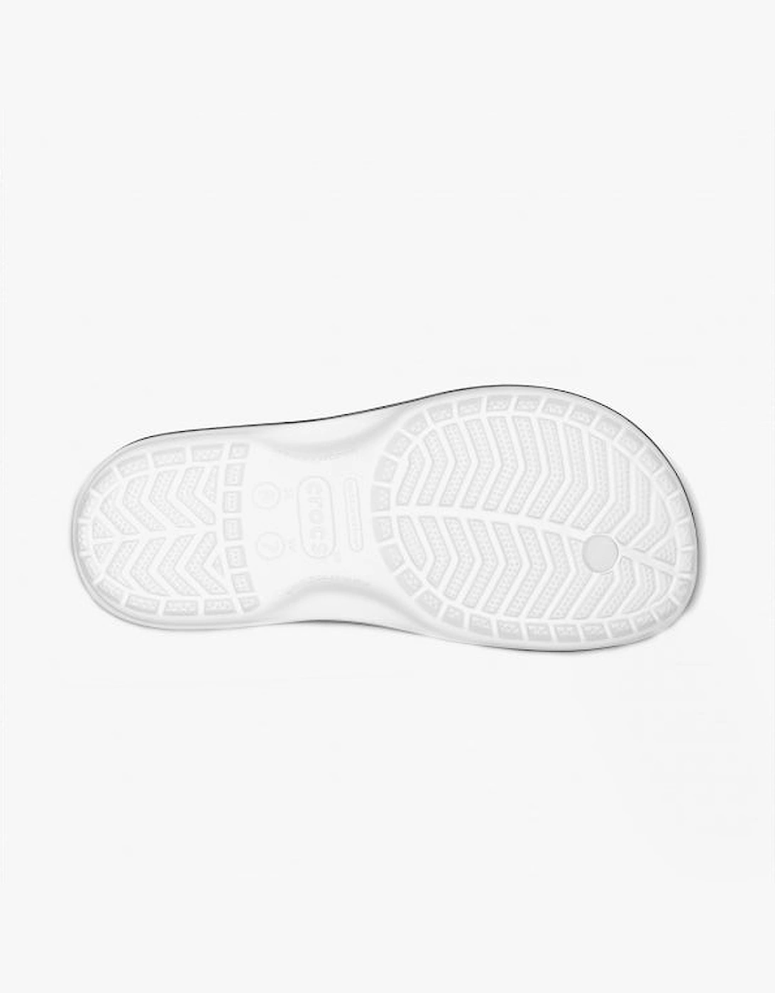 11033-100 CROCBAND FLIP Unisex Flip-Flops White