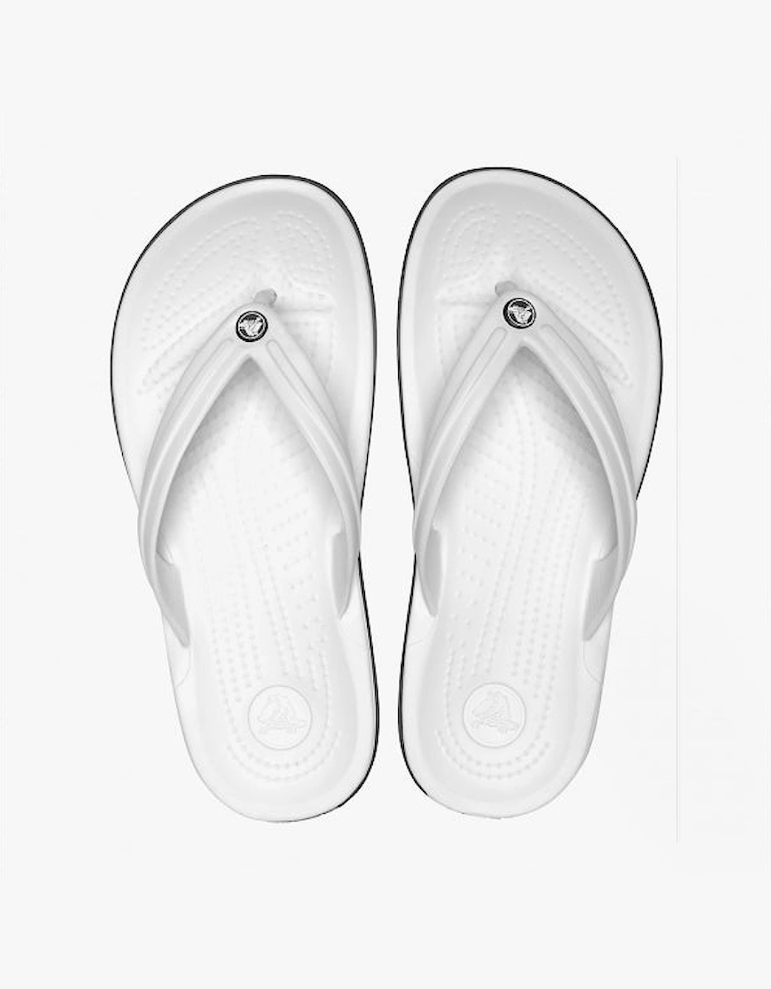 11033-100 CROCBAND FLIP Unisex Flip-Flops White