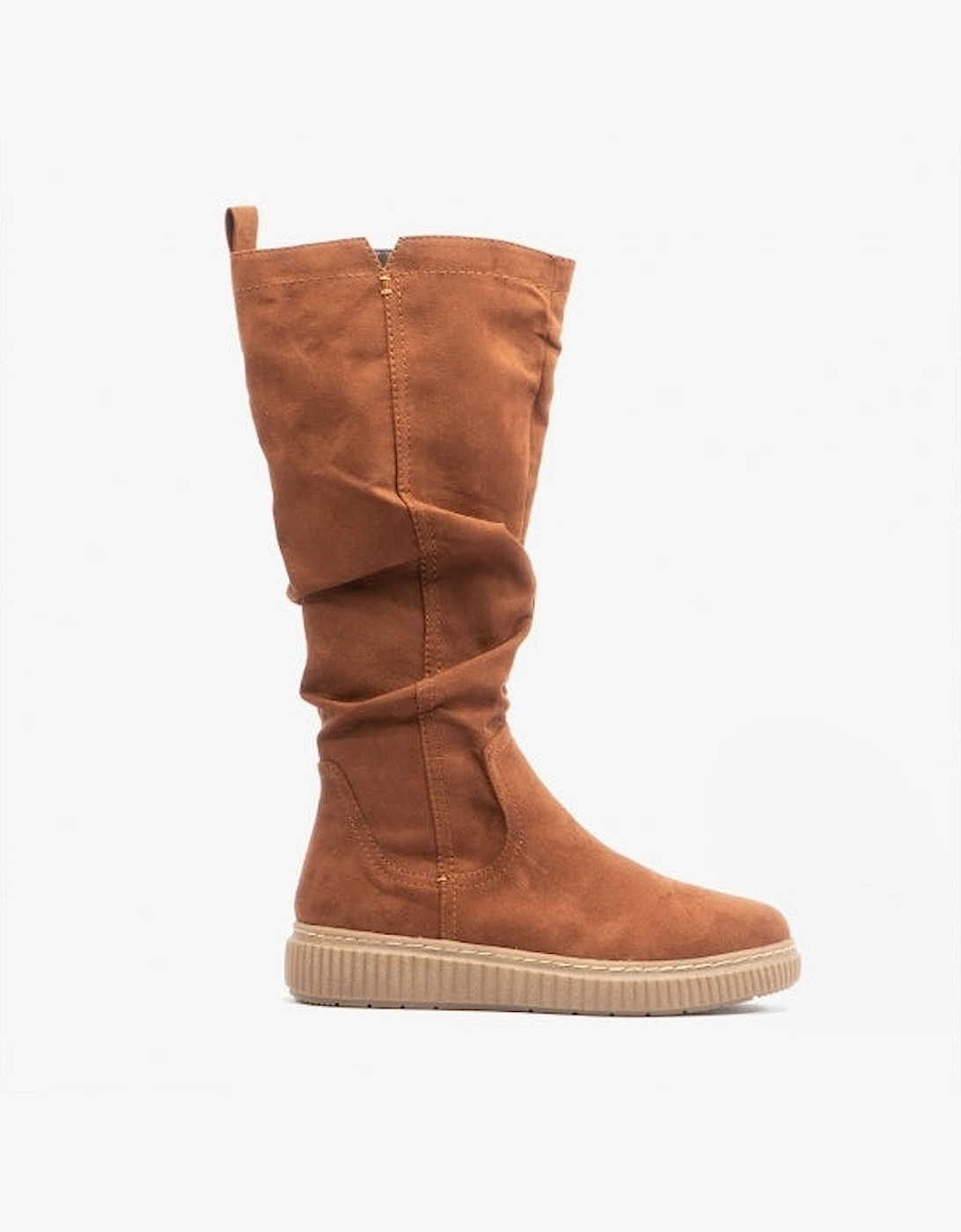 Women's Jana 25660-29-305 Womens Knee-Length Boots Brown - Size: 5