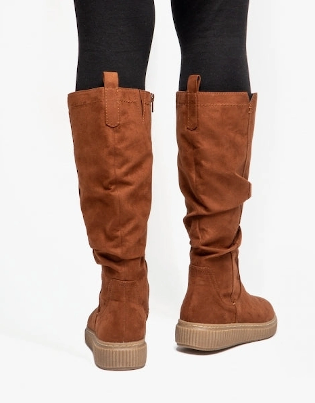 25660-29-305 Womens Knee-Length Boots Brown