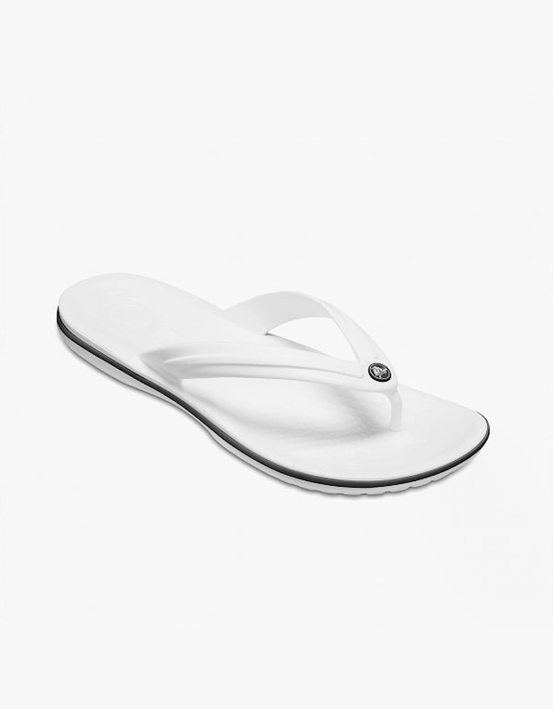 11033-100 CROCBAND FLIP Unisex Flip-Flops White