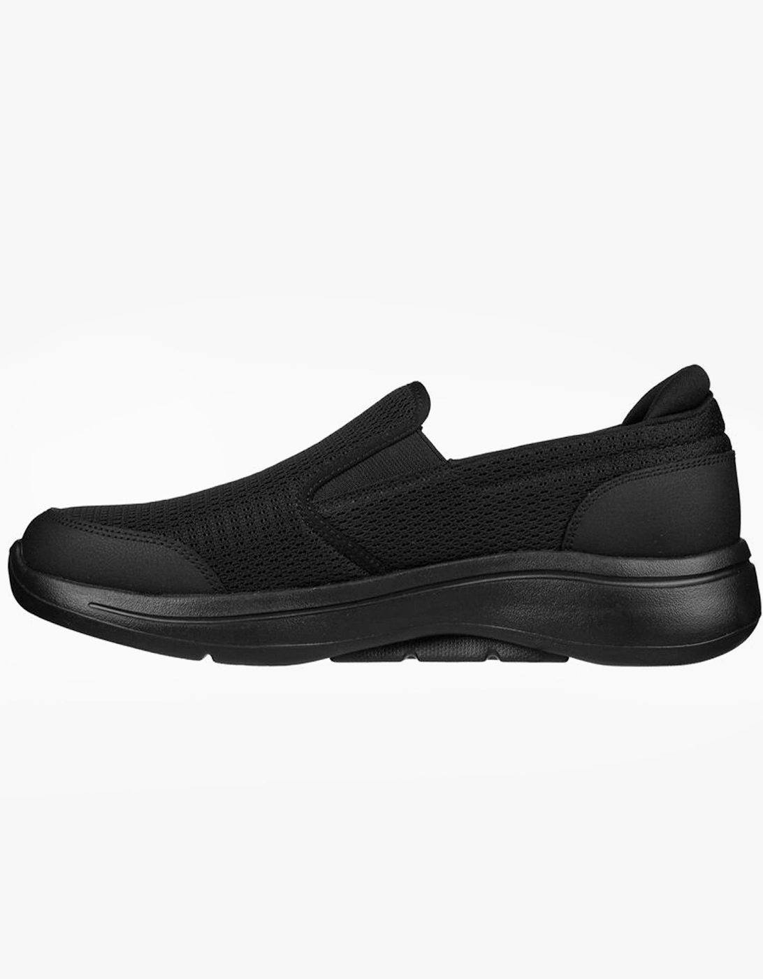 Skechers 216264/BBK GO WALK ARCH FIT-ROBUST COMFORT Mens Slip-On Trainers Black