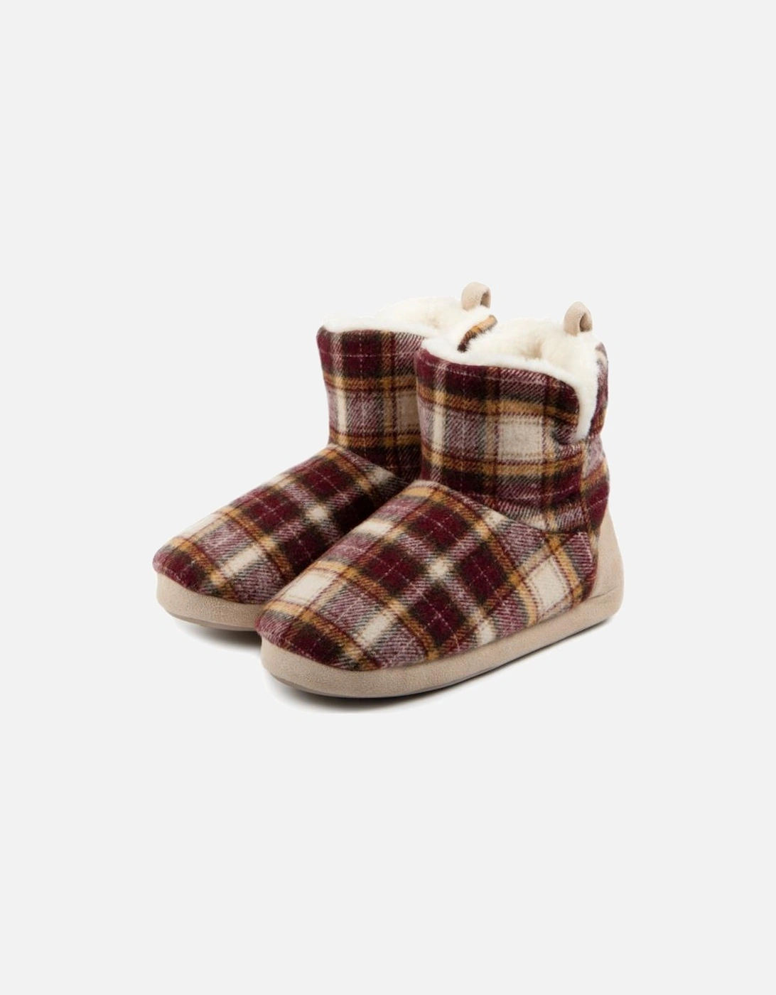 TARTAN Womens Bootie Slippers Multi