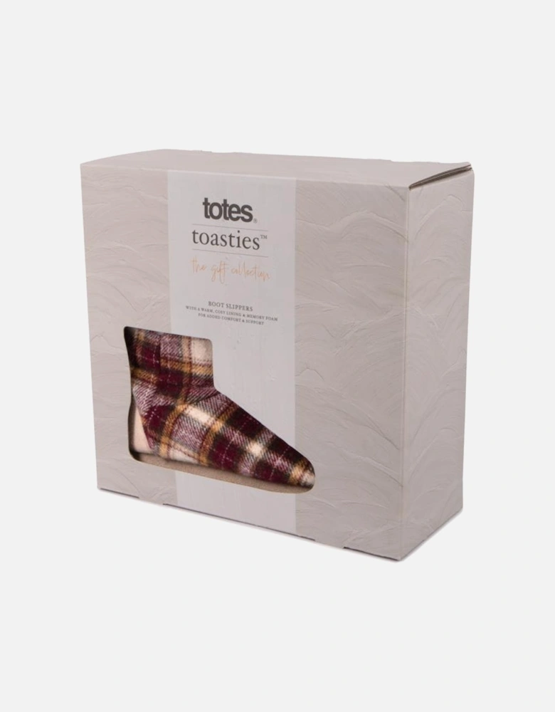 TARTAN Womens Bootie Slippers Multi