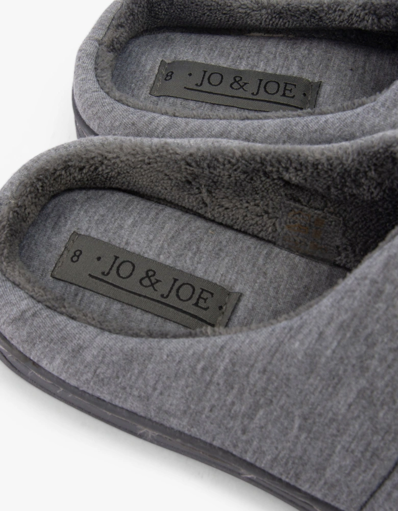 Jo & Joe AINSLEY Mens Slippers Grey