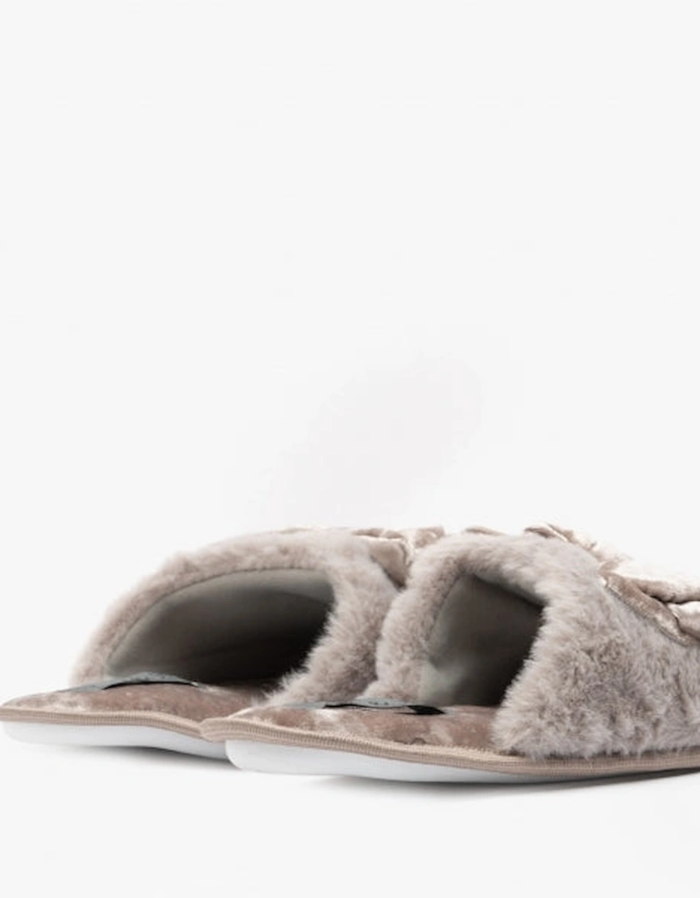 Jo & Joe BEAU Womens Mule Slippers Grey