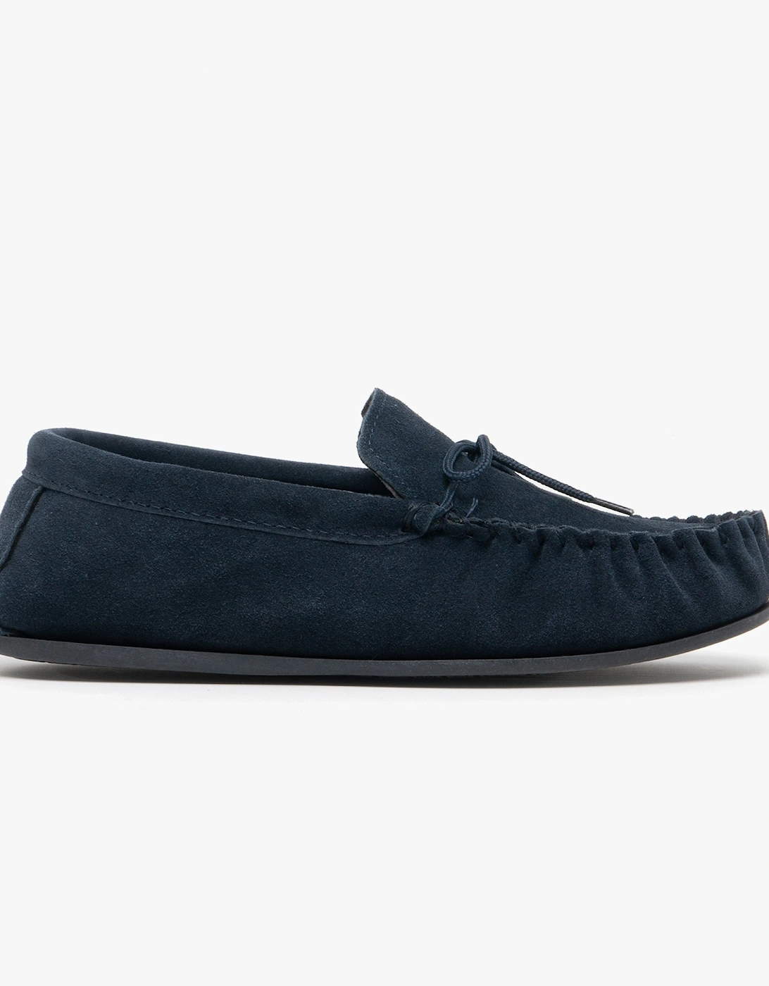 BRUCE Mens Moccasin Slippers Navy, 8 of 7