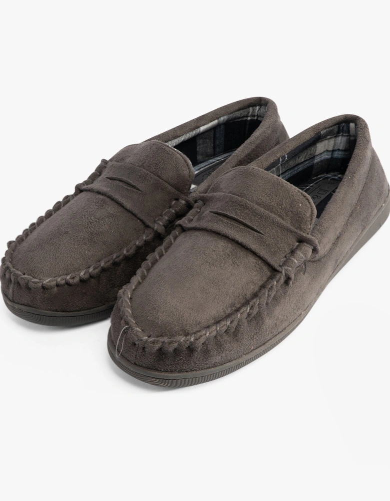 Jo & Joe BENSON Mens Slippers Grey