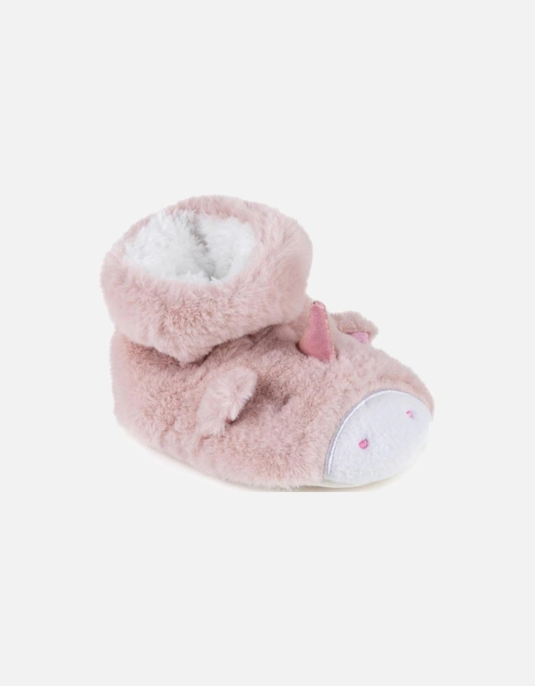 UNICORN Girls Wool Blend Bootie Slippers Multi