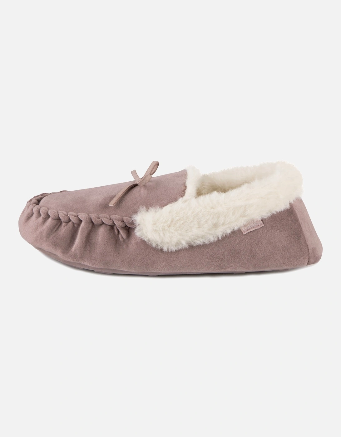 VELOUR MOCCASIN Slippers Womens Mink