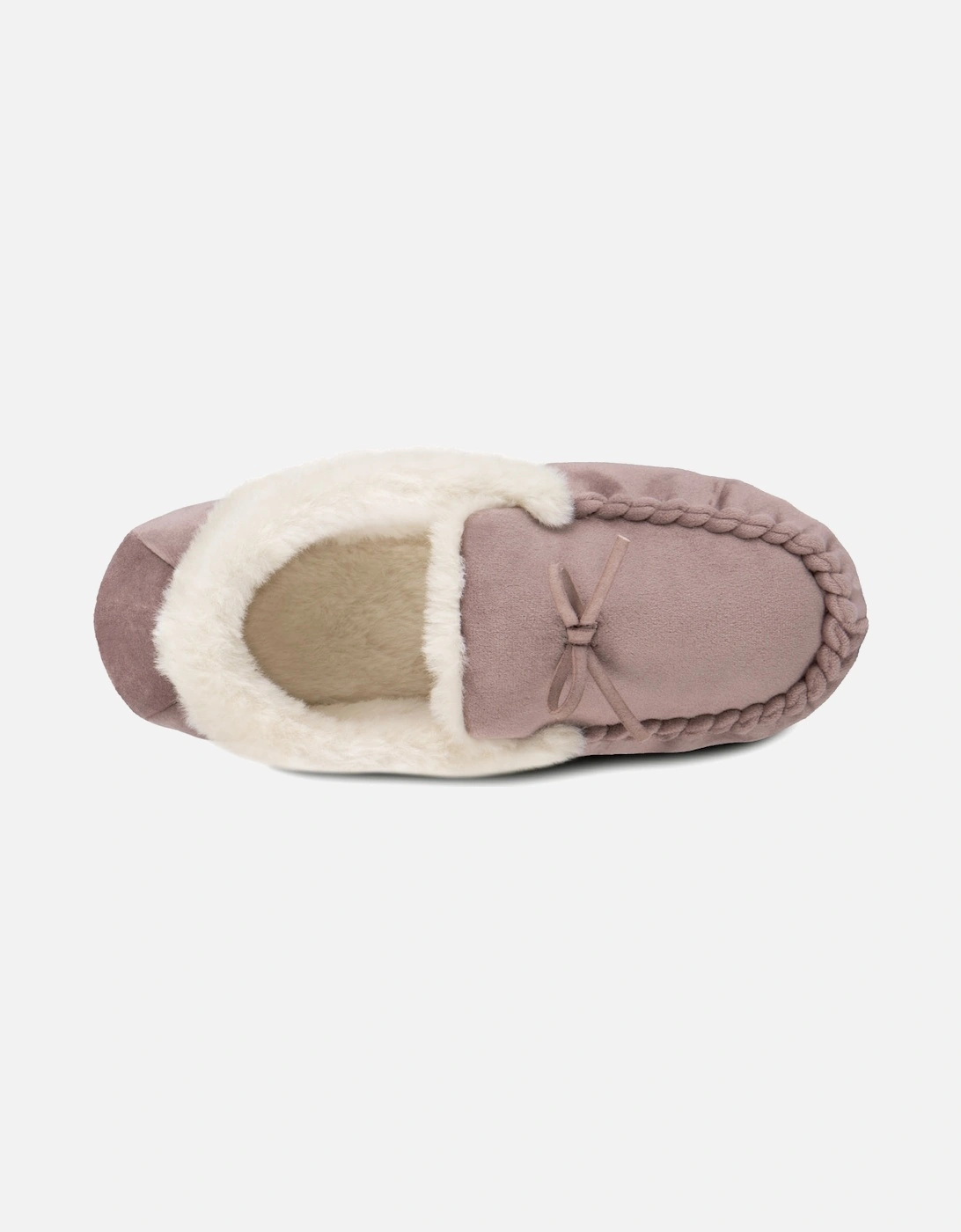 VELOUR MOCCASIN Slippers Womens Mink