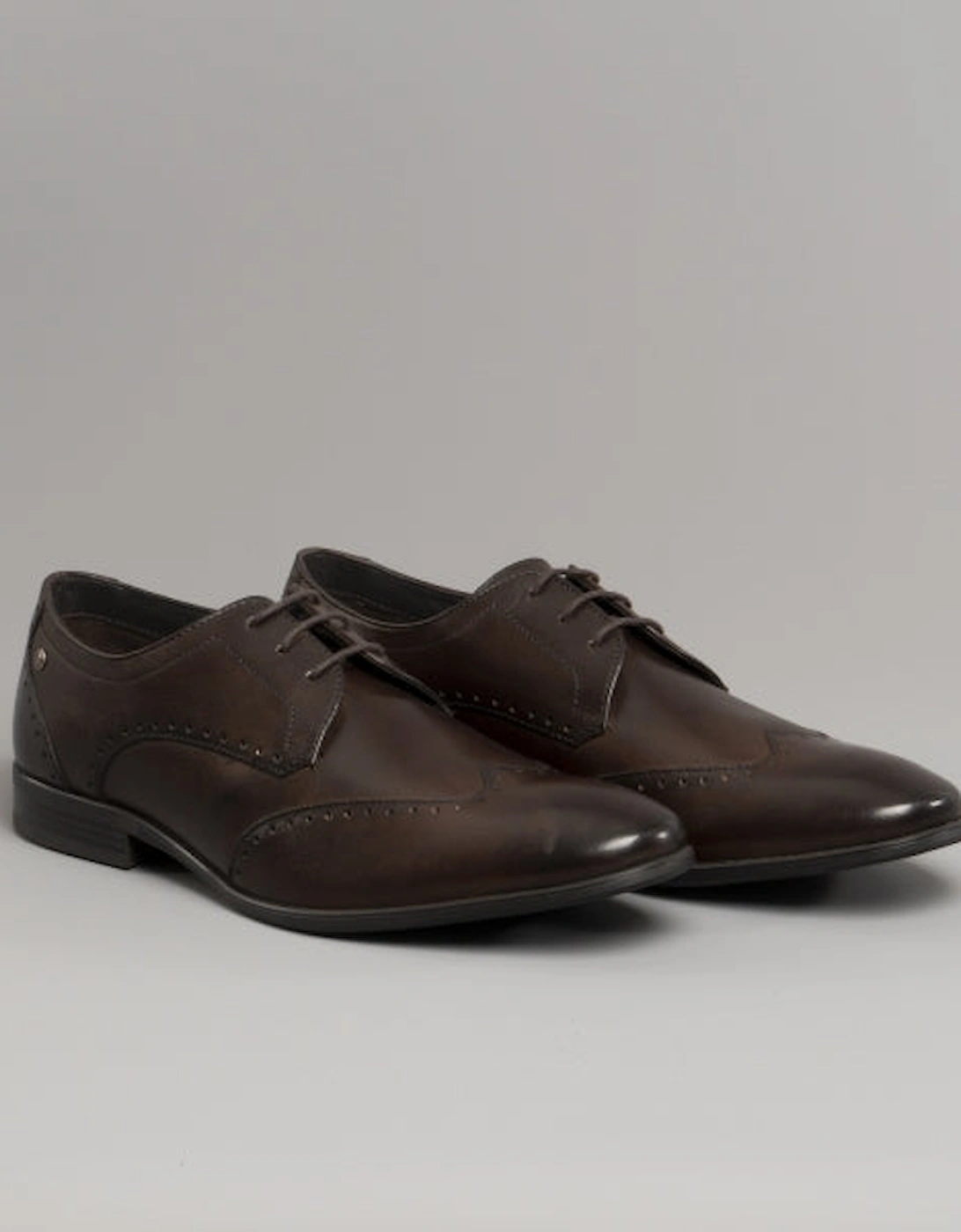 London BUCKINGHAM Mens Shoes Washed Brown