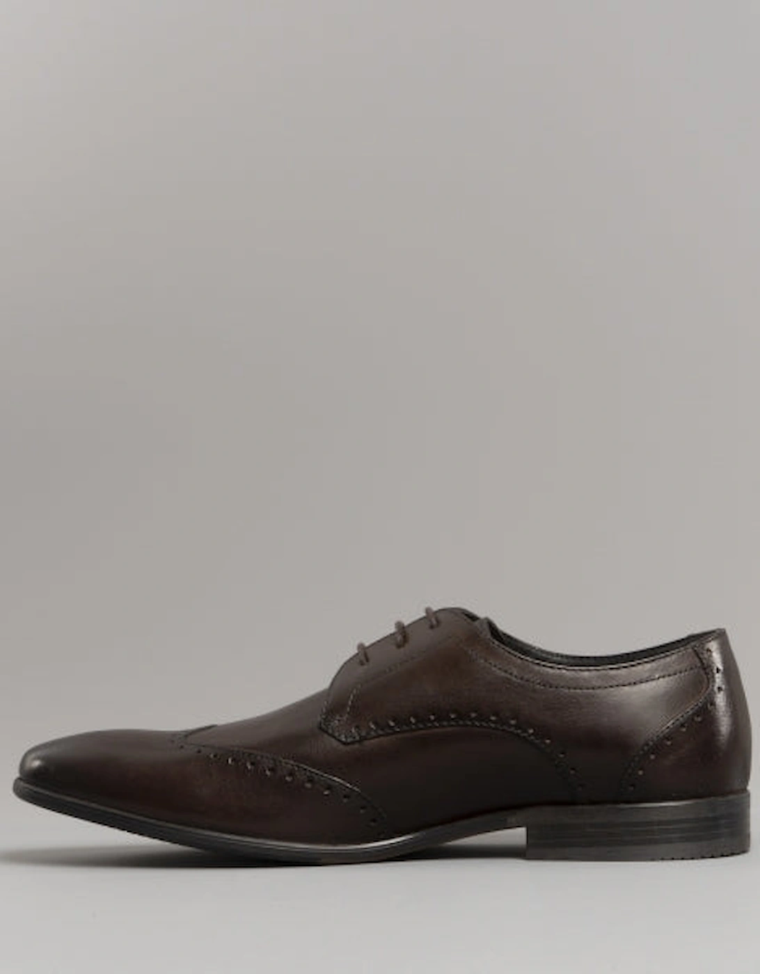 London BUCKINGHAM Mens Shoes Washed Brown