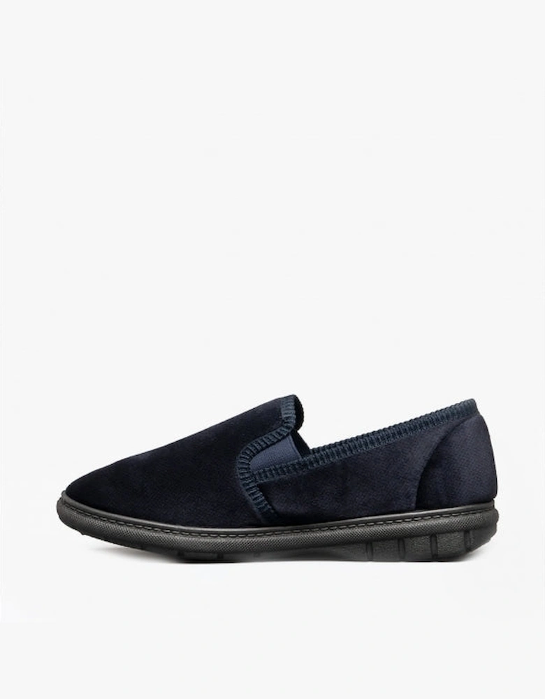 Fleet & Foster JOHN Mens Slippers Navy