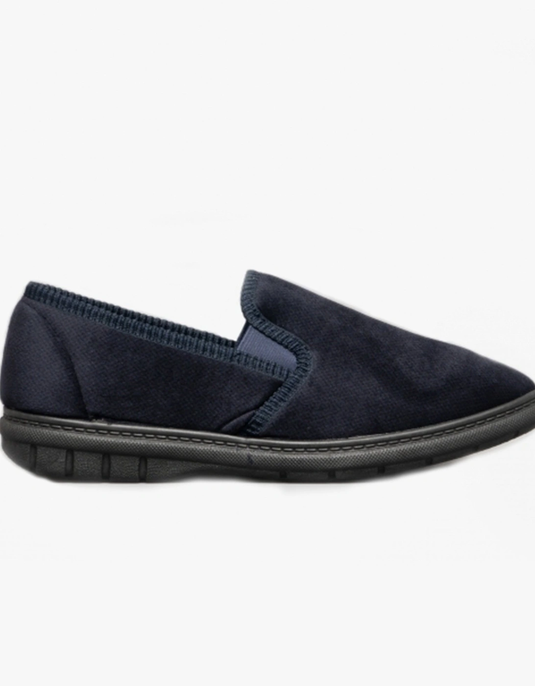 Fleet & Foster JOHN Mens Slippers Navy, 7 of 6