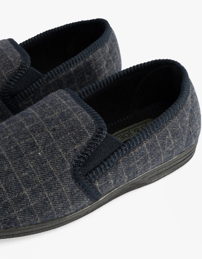 Jo & Joe CASPER Mens Slippers Navy