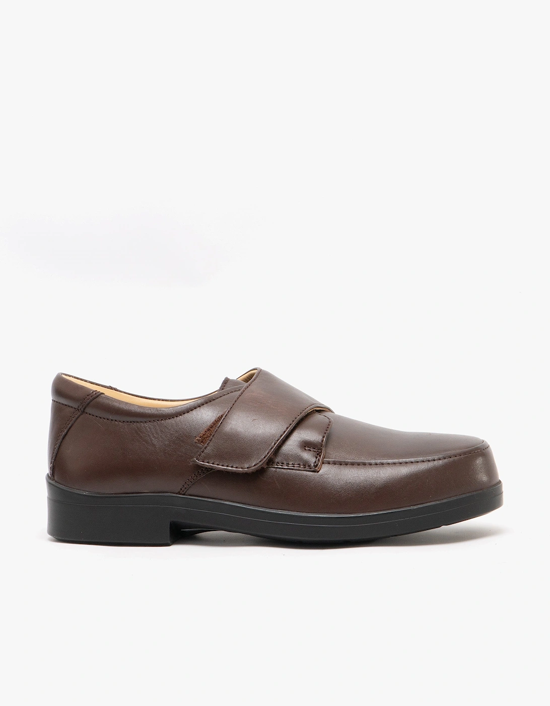 GRAHAM Mens Touch Close Light XXX Extra Wide Shoes Brown, 4 of 3