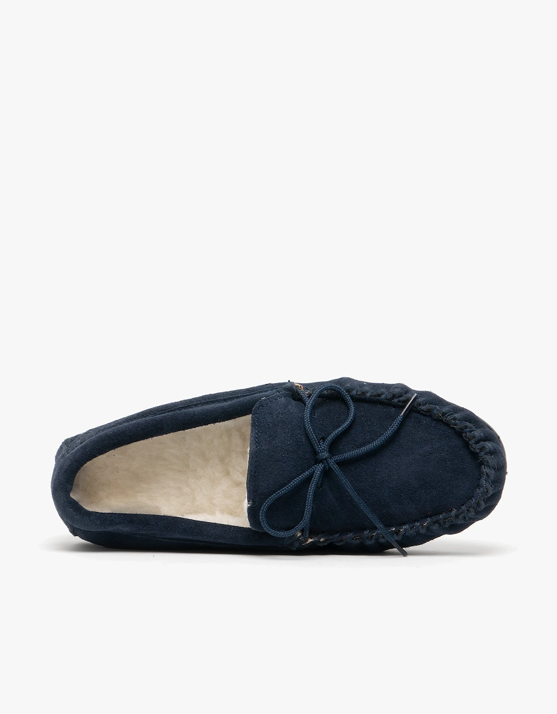 OLIVER Mens Moccasin Slippers Navy