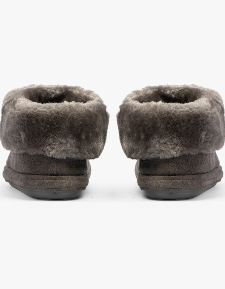 Jo & Joe CHILTERN Womens Slippers Charcoal