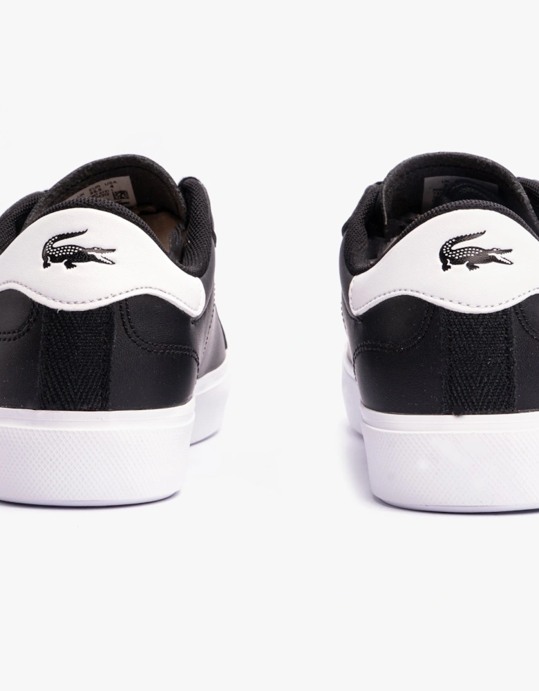 POWERCOURT Boys Trainers Black/White