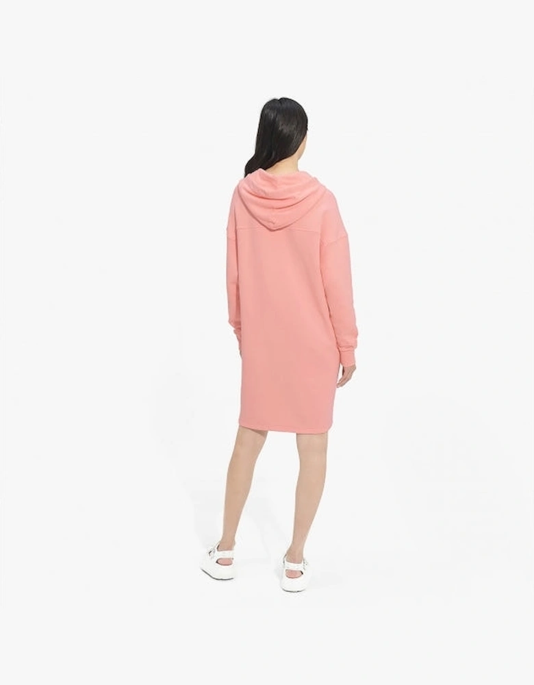 ADERYN Womens Hoodie Dress Pink Opal