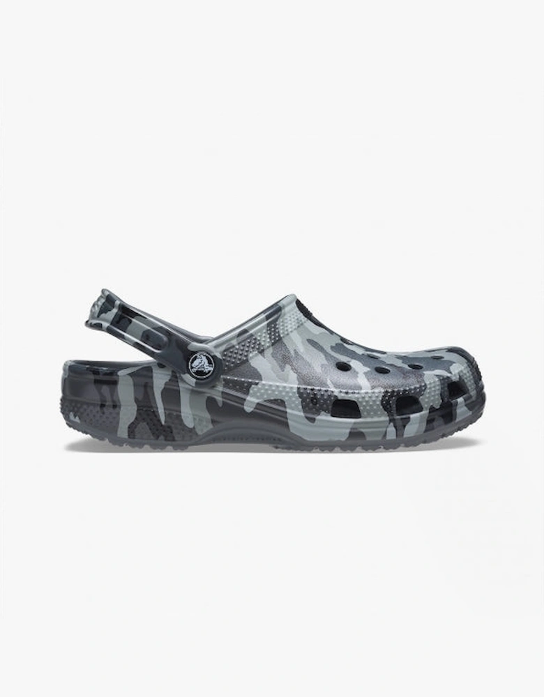 206454-0IE CLASSIC PRINTED CAMO Unisex Clogs Slate Grey/Multi