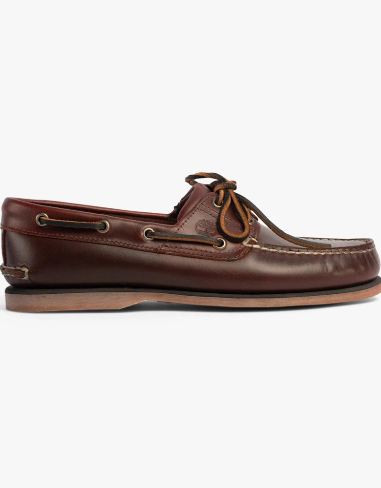 CLASSIC BOAT Mens Deck Shoes Brown