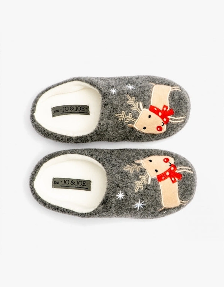 Jo & Joe DANCER Womens Slippers Grey