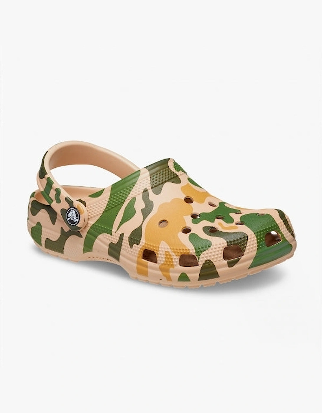 206454-2Y6 CLASSIC PRINTED CAMO Mens Clogs Chai/Tan