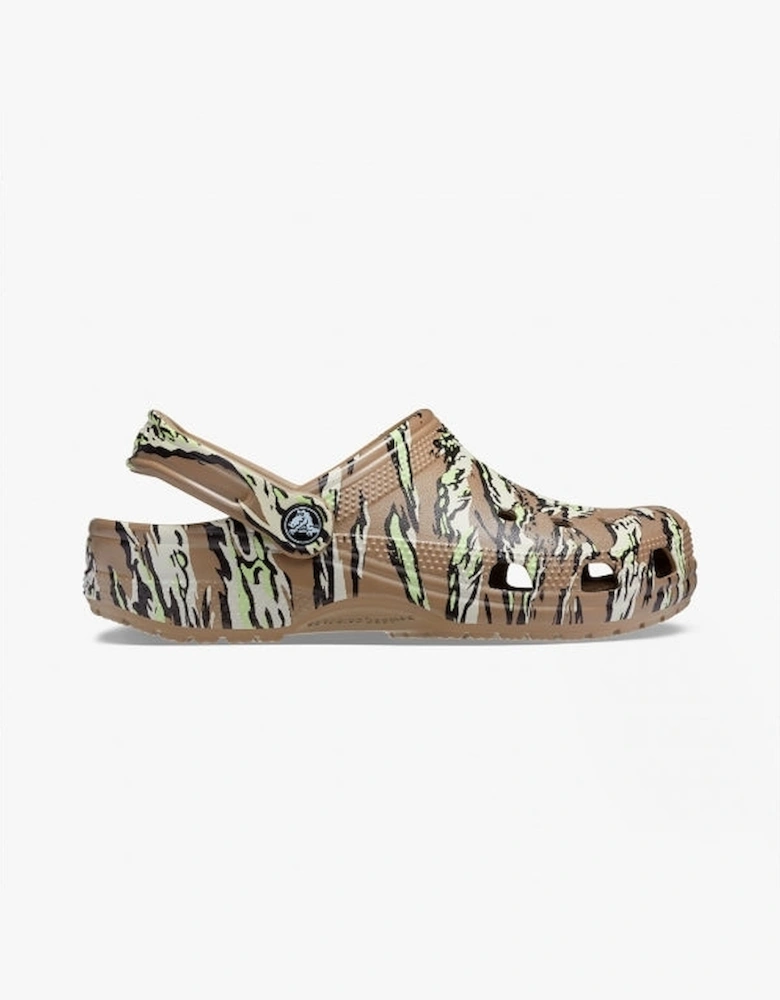 206454-260 CLASSIC PRINTED CAMO Mens Clogs Khaki