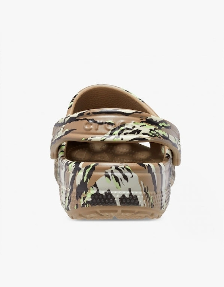 206454-260 CLASSIC PRINTED CAMO Mens Clogs Khaki