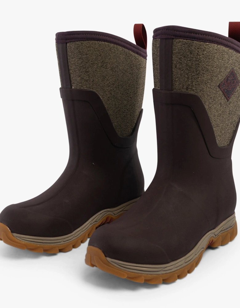 Muck Boots ARCTIC SPORT 2 MID Womens Rubber Wellington Boots Wine