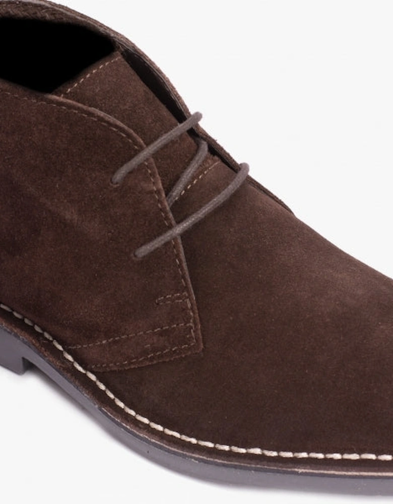 M420DBS Mens Desert Boots Dark Brown