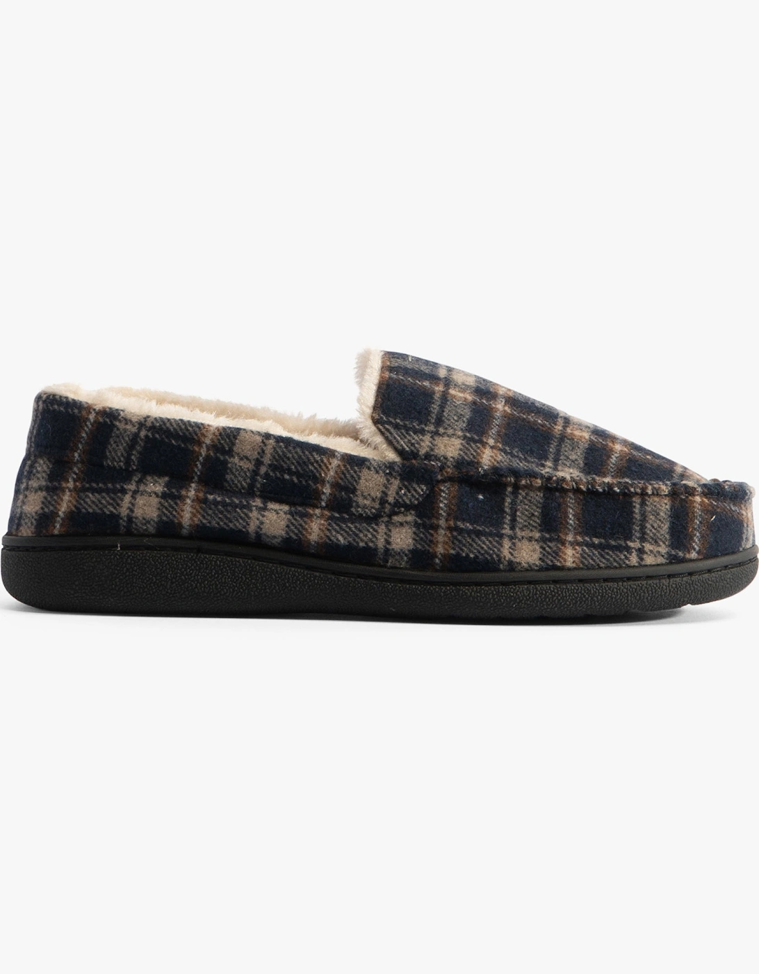 Jo & Joe ELSWICK Mens Slippers Navy, 6 of 5