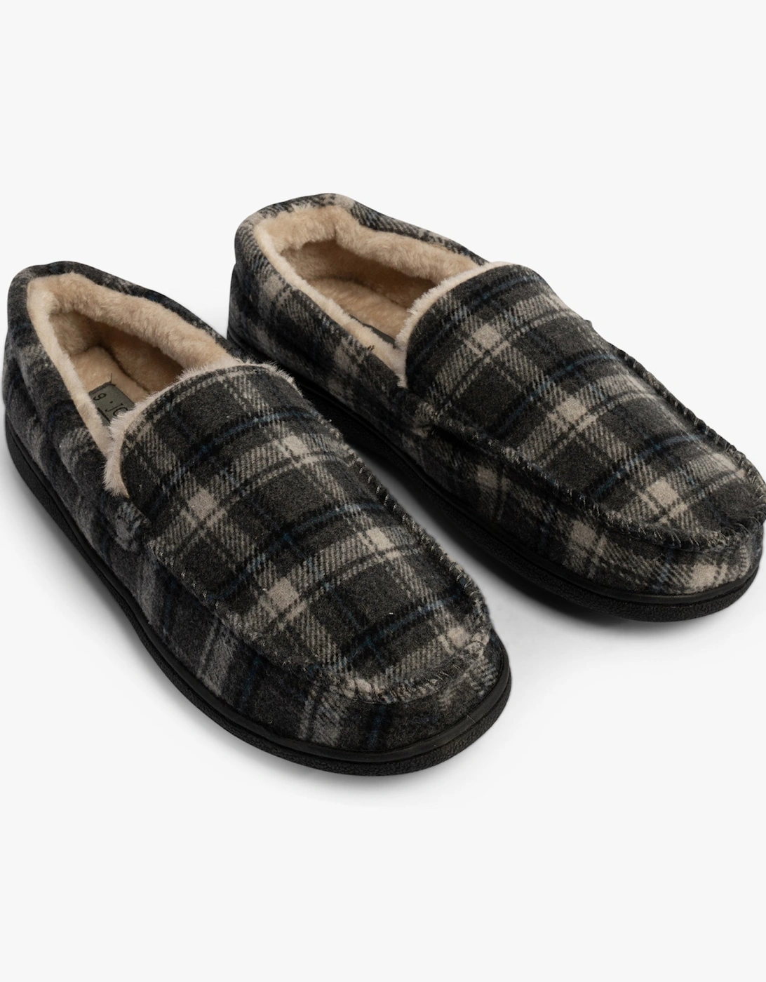 Jo & Joe ELSWICK Mens Slippers Grey