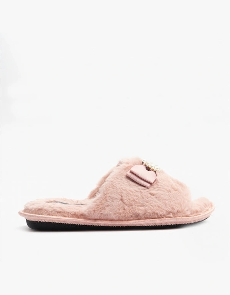 Jo & Joe EMPRESS Womens Open Toe Mule Slippers Blush