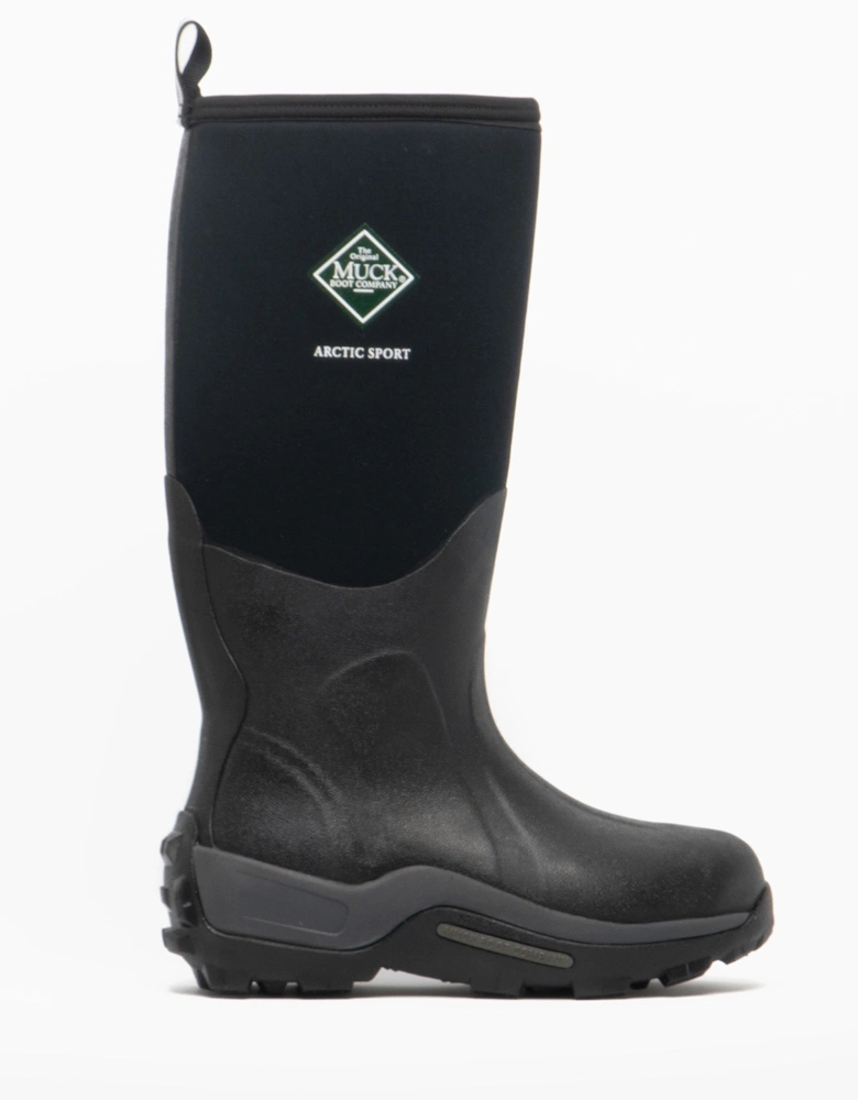 Muck Boots ARCTIC SPORT Unisex Rubber Wellington Boots Black